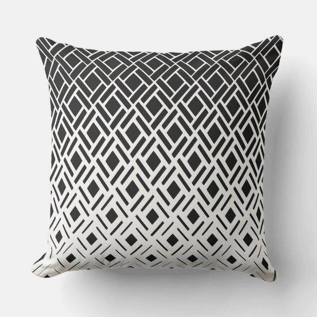 Stunning Modern Geometric Garden Patio Decor  Outdoor Pillow (Front)
