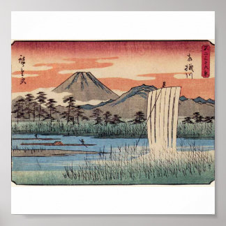 Stunning Mt. Fuji in Japan about 1800s Poster