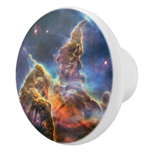 Stunning Nebula Space Astronomy Science Photo Ceramic Knob