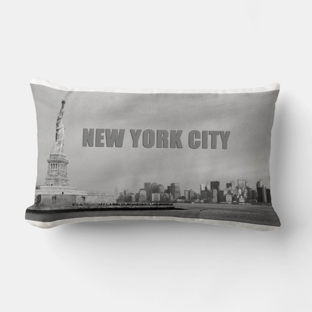 Stunning New York City Pro photo Lumbar Pillow (Front)