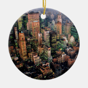 Stunning! New York City USA Ceramic Ornament