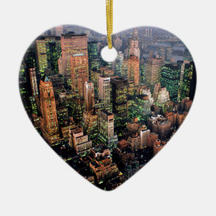 Stunning! New York City USA Ceramic Ornament