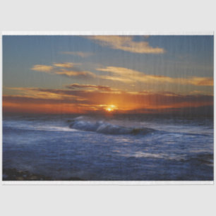 Stunning Ocean Sunset Decoupage Tissue Paper