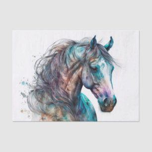 Stunning Painted Horse Tissue Paper