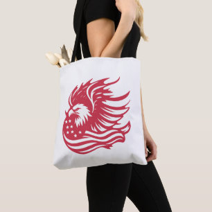 Stunning Patriotic Eagle Digital Artwork Tote Bag