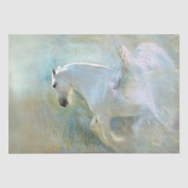Stunning Pegasus Horse Decoupage Tissue Paper (Front)