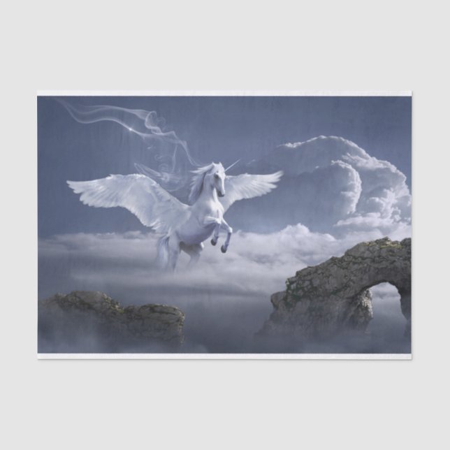 Stunning Pegasus Horse Decoupage Tissue Paper (Front)
