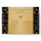 Stunning Personalized Black and Gold Envelopes
