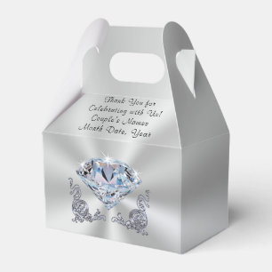 Stunning Personalized, Diamond Favour Boxes