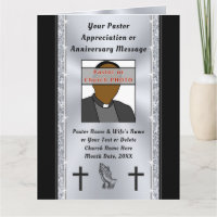 Stunning Personalized Pastor Appreciation Cards