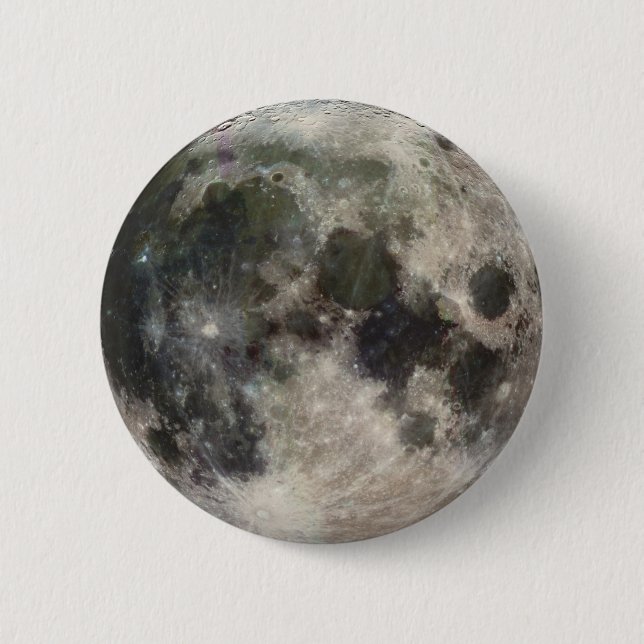 Stunning Photo of the Moon 2 Inch Round Button (Front)