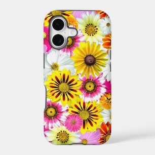 Stunning pink yellow flowers pattern accessories