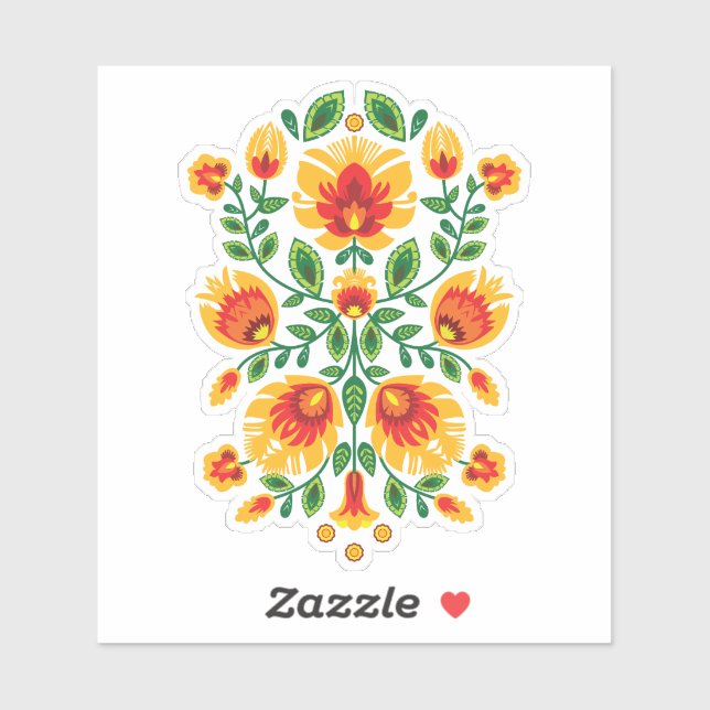  💛🧡❤️Stunning polish Folk Wycinanki  (Sheet)