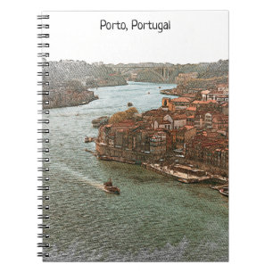 Stunning Porto Portugal City View Notebook