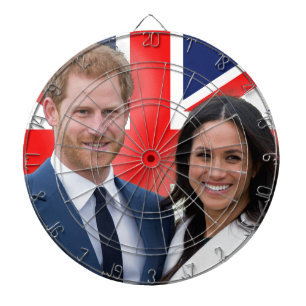 Stunning! Prince Harry and Meghan Markle Dartboard