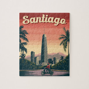 Stunning Santiago, Chile  Jigsaw Puzzle
