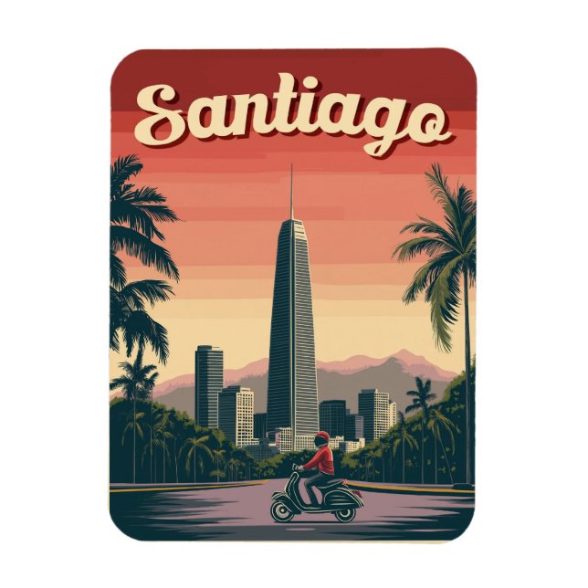 Stunning Santiago, Chile  Magnet (Vertical)