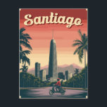 Stunning Santiago, Chile  Postcard<br><div class="desc">Send a postcard featuring a stunning view of Santiago,  Chile! This high-quality postcard is perfect for sharing your travel memories with friends and family.</div>