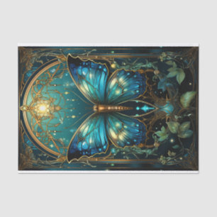 Stunning Sapphire Blue Butterfly Tissue Paper