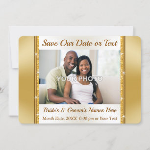 Stunning, Save the Date PHOTO Cards, Personalized Invitation