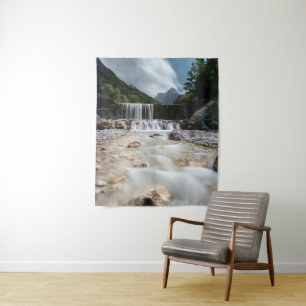 Stunning scenery at Krnica valley, Slovenia Tapestry