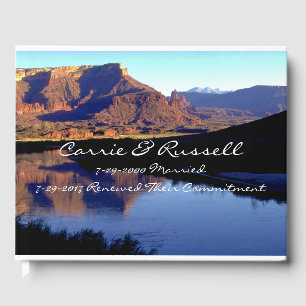 Stunning Scenic Vow Renewal Guest Book