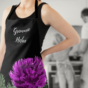 Stunning Scottish Thistle Apron