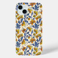 Stunning Seamless Pattern of Flowers and Leaves