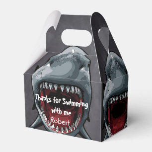 Stunning Shark Birthday Favor Box