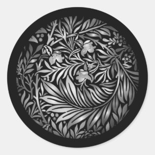 Stunning Silver Fern Classic Round Sticker