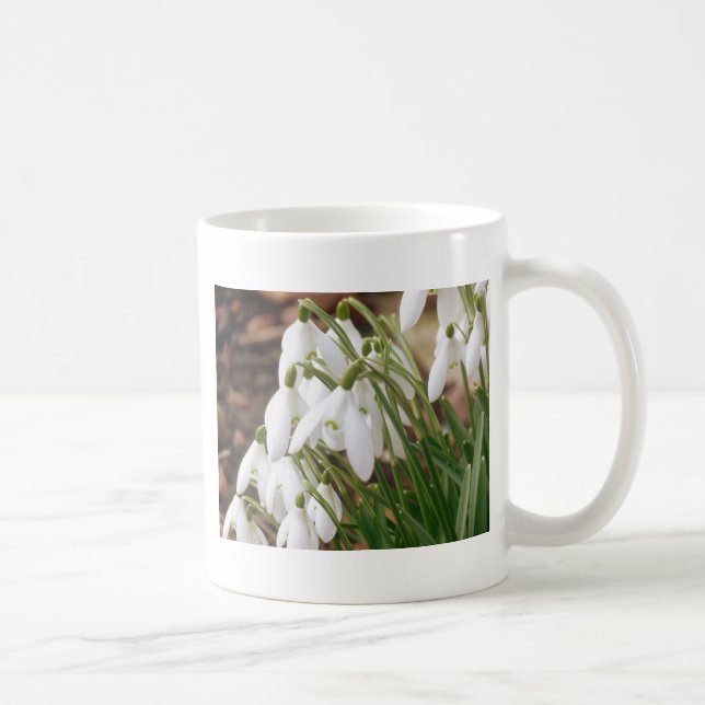 Stunning Snowdrops Coffee Mug (Right)