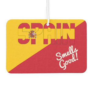 Stunning Spain Flag Air Freshener
