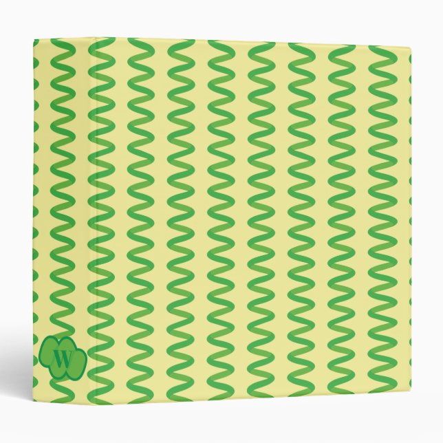 Stunning Spirulina 3 Ring Binder (Front/Spine)