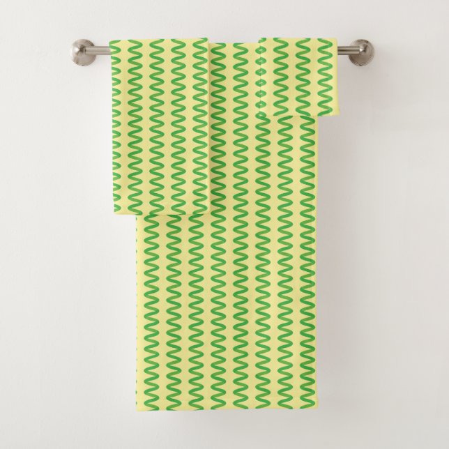 Stunning Spirulina Bath Towel Set (Insitu)