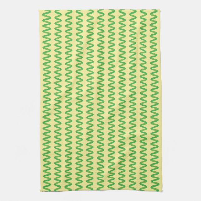 Stunning Spirulina Kitchen Towel (Vertical)