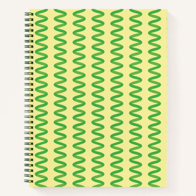 Stunning Spirulina Notebook (Front)