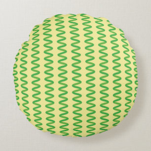 Stunning Spirulina Round Pillow