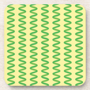 Stunning Spirulina Square Coaster