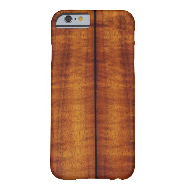 Stunning Split Hawaiian Koa Longboard Style Case-Mate iPhone Case (Back)