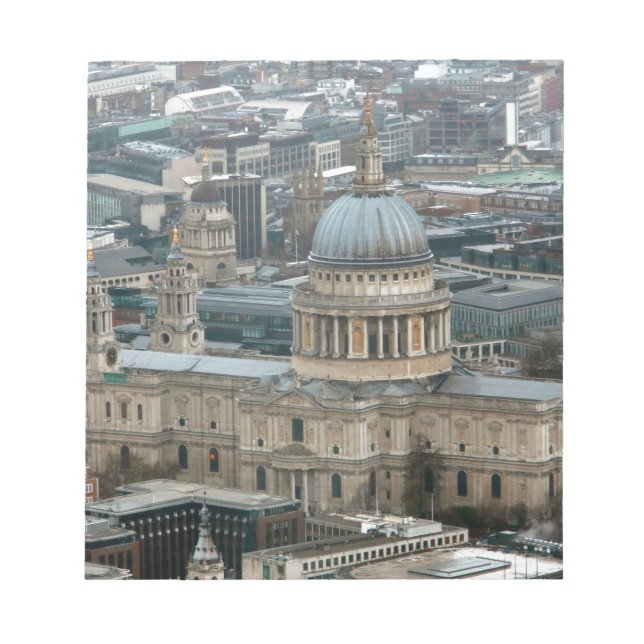 Stunning! St Paul's Cathedral London Notepad (Front)