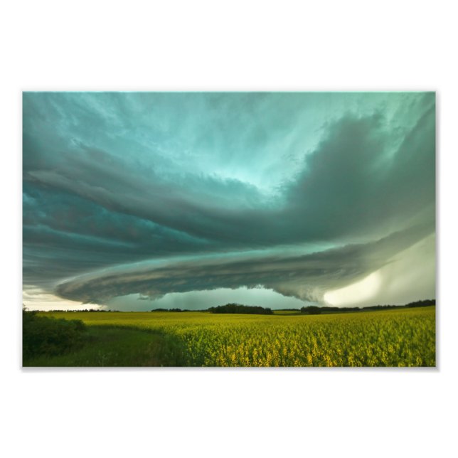 Stunning Storm near Yorkton SK Photo Print (Front)