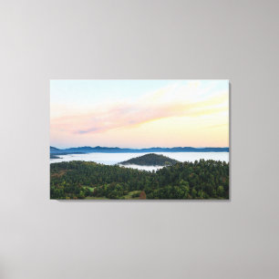 Stunning sunrise from Šilentabor, Slovenia Canvas Print