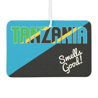 Stunning Tanzania Flag Air Freshener