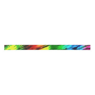 STUNNING TIE DYE SATIN RIBBON