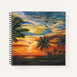 Stunning Tropical Sunset Notebook