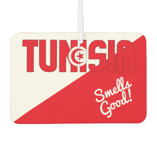 Stunning Tunisia Flag Air Freshener