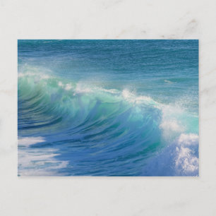 Stunning Turquoise Blue Ocean Waves Postcard