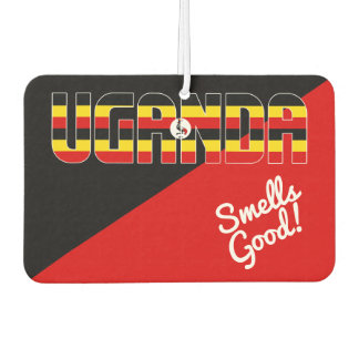 Stunning Uganda Flag Air Freshener