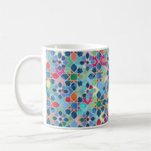 Stunning Vibrant Colors  Geometric Pattern Coffee Mug