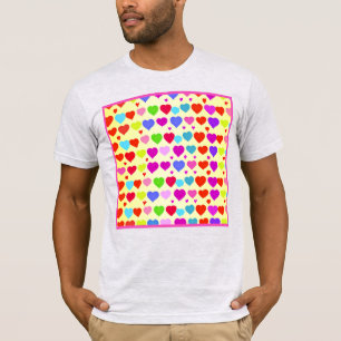 Stunning Vibrant Love Pattern T-Shirt